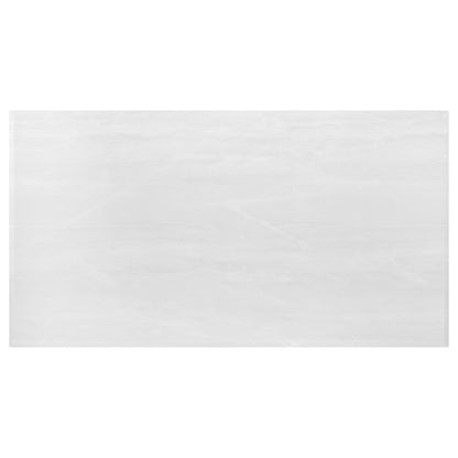 Rectangular White Stone Top Dining Table