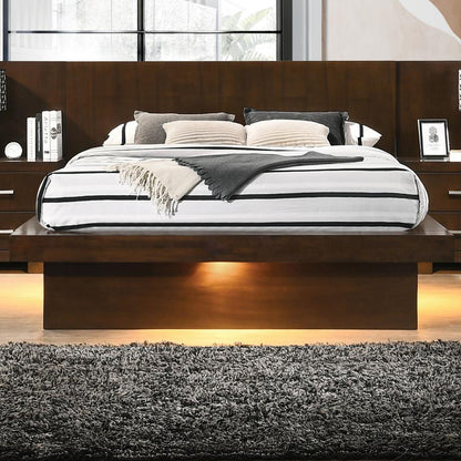 Led Panel Cappuccino Bed