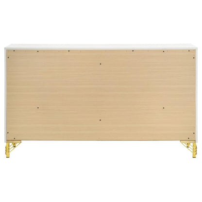 Licelle White & Gold Dresser