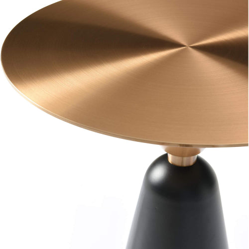 Zora Side Table in Brushed Brass