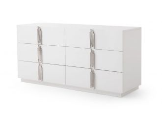 White & Silver Dresser
