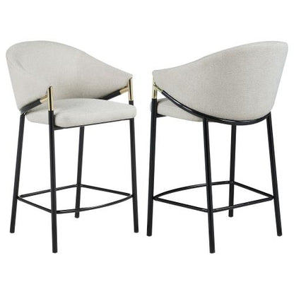 Catherine Upholstered Counter Stool Set of 2