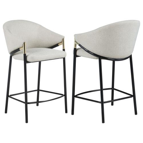 Catherine Upholstered Counter Stool Set of 2