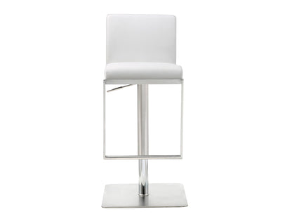 Cornwell White Adjustable Barstool Set of 2