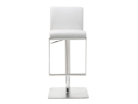 Cornwell White Adjustable Barstool Set of 2
