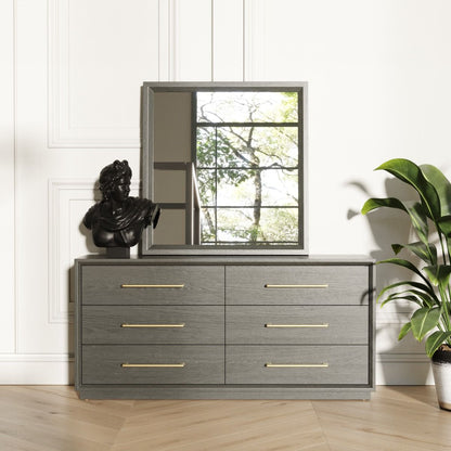 Manhattan Grey and Gold Dresser