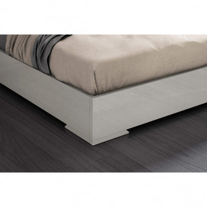 Anna Bed High Gloss Light Grey