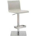 Hester Light Grey Adjustable Barstool Set of 2