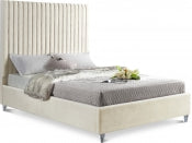 Chloe Velvet Bed With Acrylic Legs