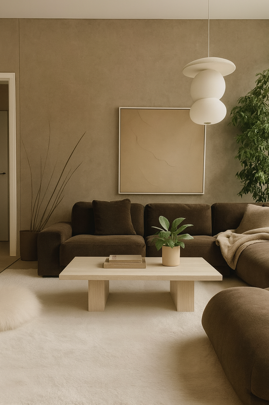 Travia Travertine Marble Coffee Table