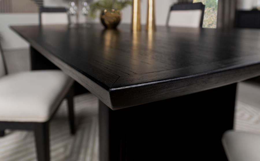 Randell 100-INCH EXTENSION LEAF  Dining Table - Black