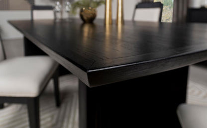 Randell 100-INCH EXTENSION LEAF  Dining Table - Black