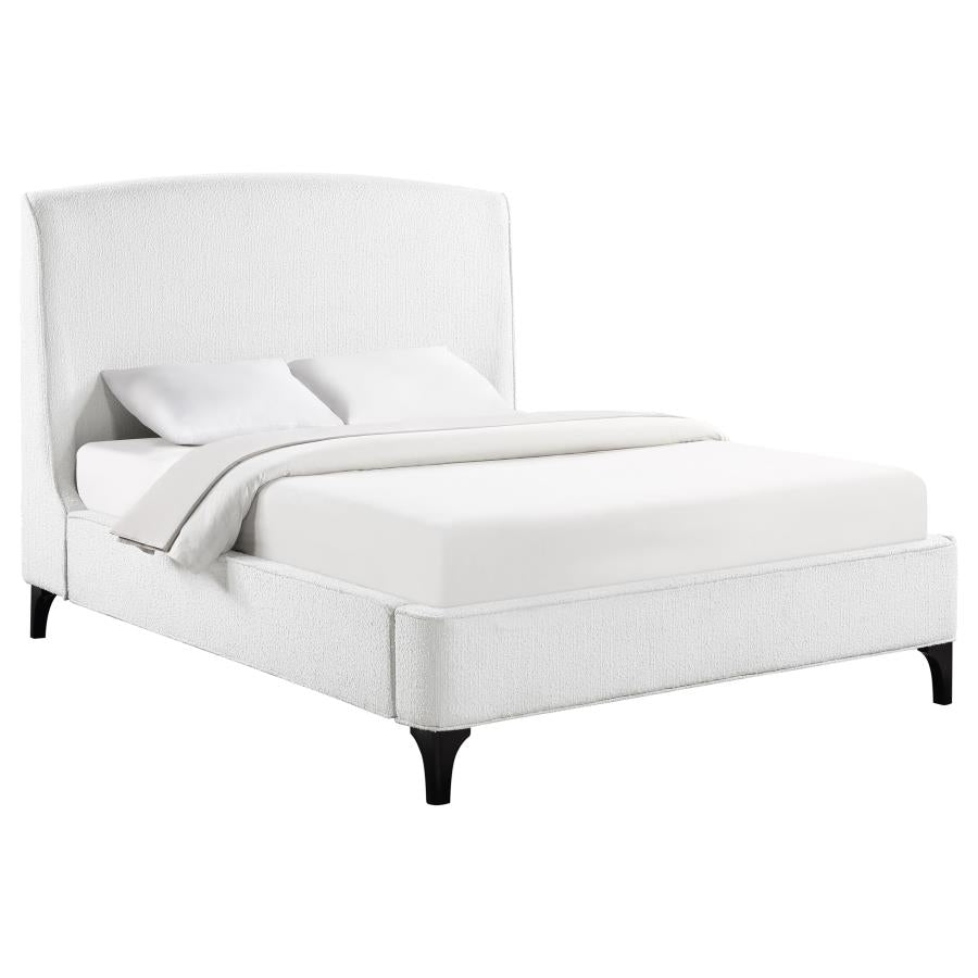 Manley Wingback Upholstered Bed