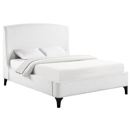Manley Wingback Upholstered Bed