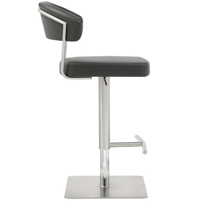 Valencia Dark GreyAdjustable Barstool Set of 2