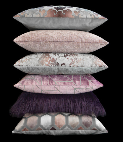 D.V. Kap Tetris-Amethyst Pillow