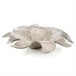 NICKEL LILY PETAL BOWL