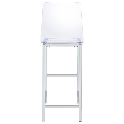 Amarra Acrylic Counter Stool / Barstool Set of 2