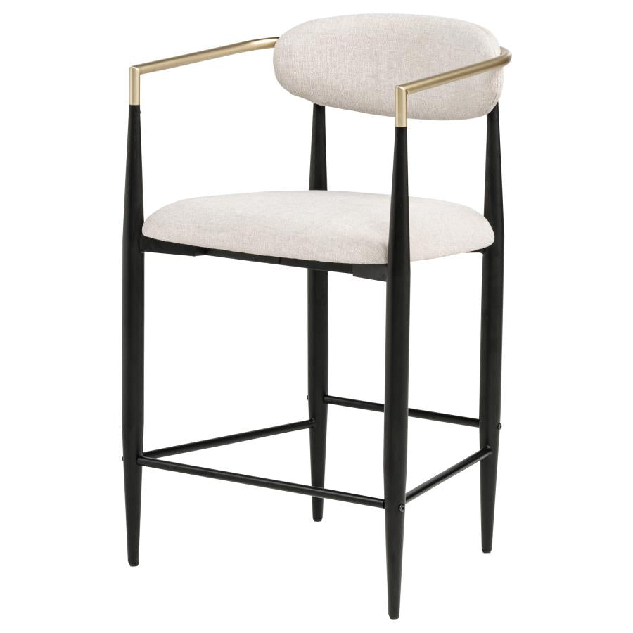 Taylor Fabric Upholstered Counter / Barstool Set of 2
