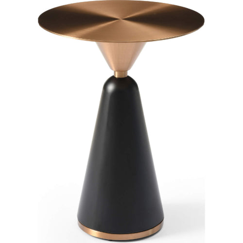 Zora Side Table in Brushed Brass
