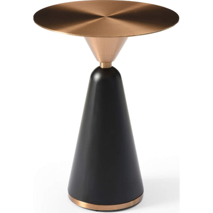Zora Side Table in Brushed Brass