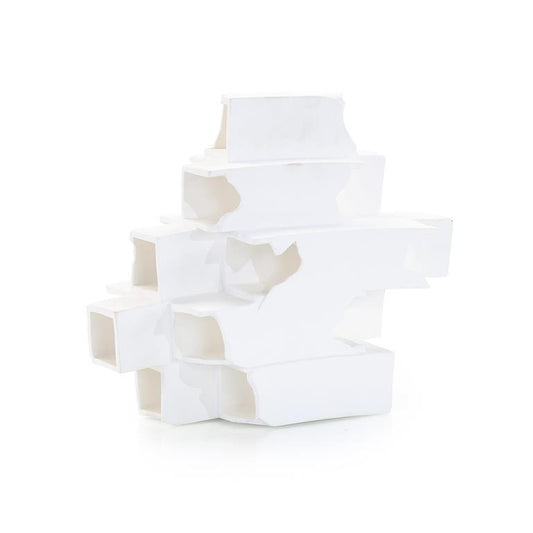 White Incline Sculpture, Small