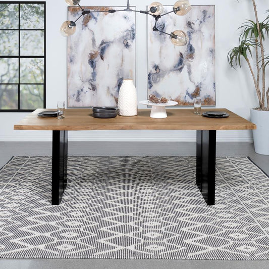 Drexel Acacia Live Edge Wood Dining Table