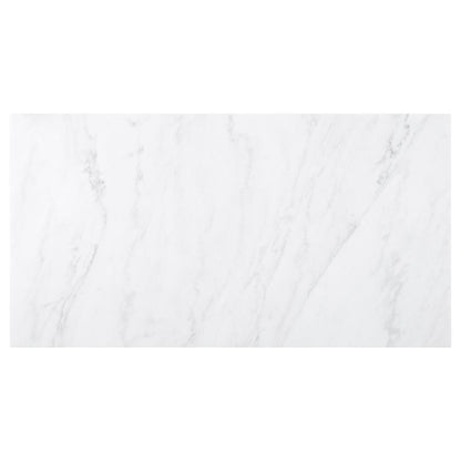 Espresso Marble Top Dining Table