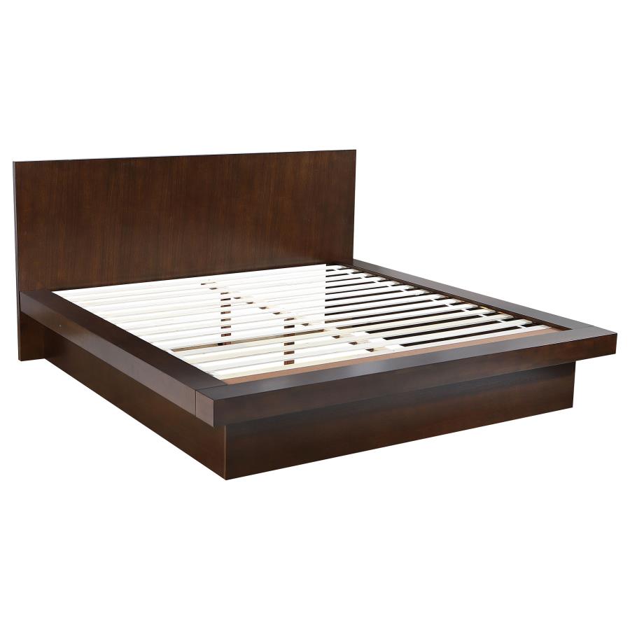 Led Panel Cappuccino Bed