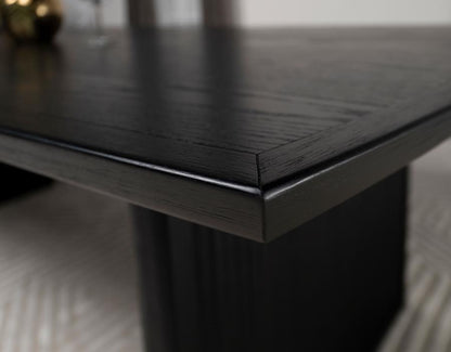 Randell 100-INCH EXTENSION LEAF  Dining Table - Black