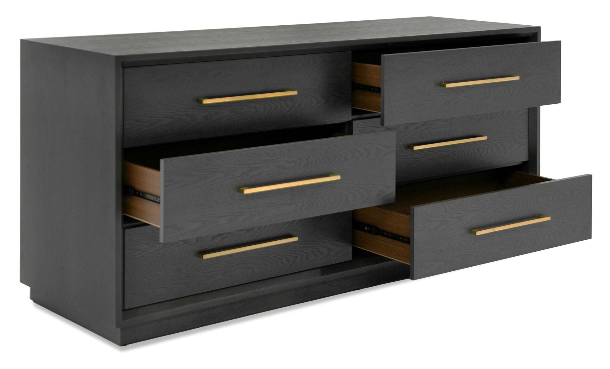 grey and gold dresser Modrest Manhattan Contemporary Grey and Gold Dresser