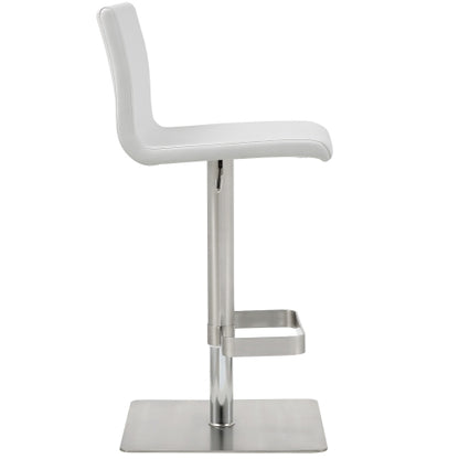 Hester White Adjustable Barstool Set of 2