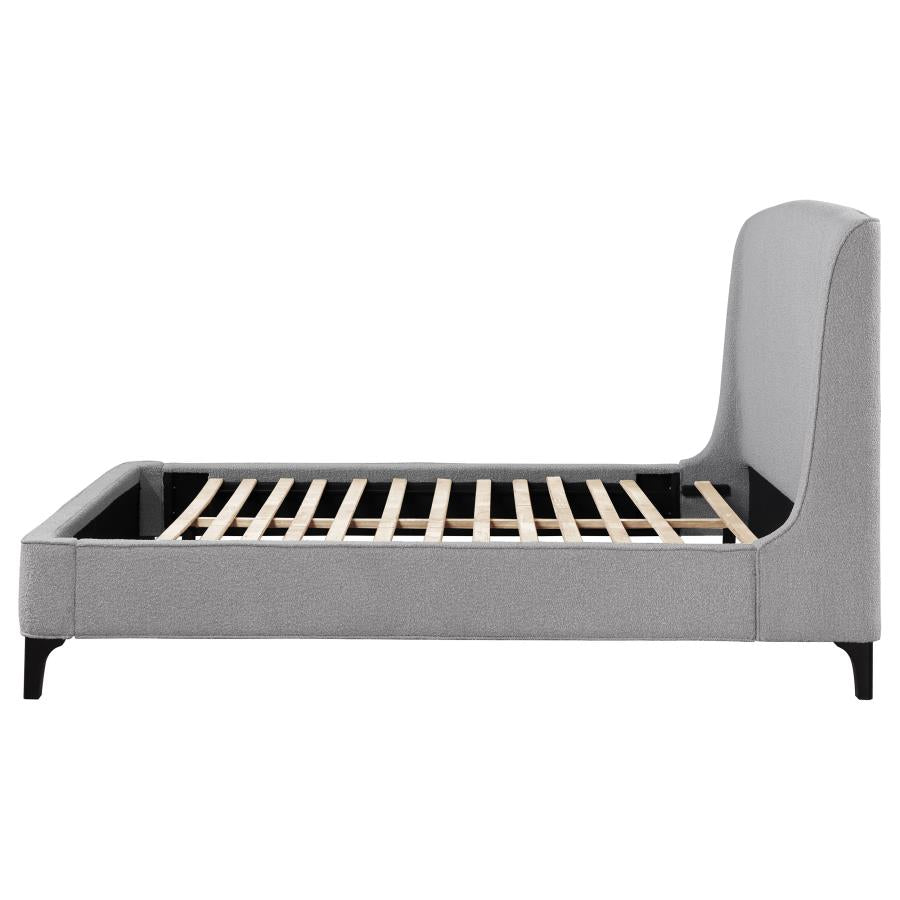Manley Wingback Upholstered Bed