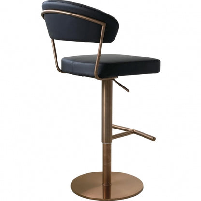 Rizzy Black Adjustable Barstool Set of 2