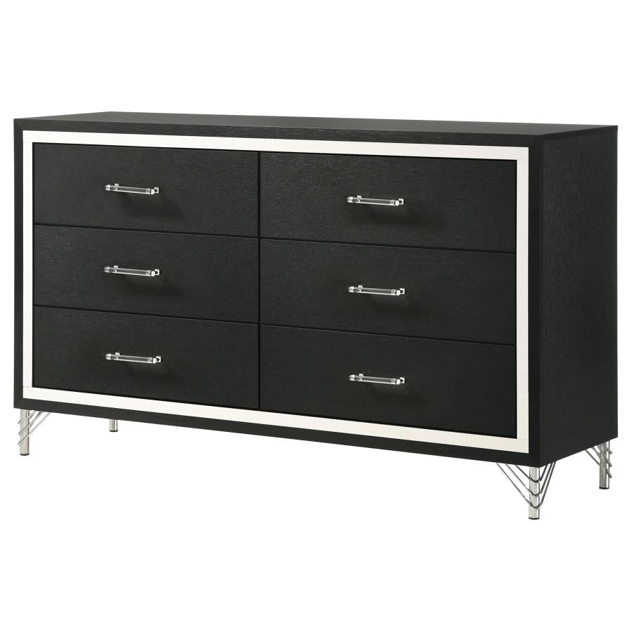 Licelle Black& Silver Dresser